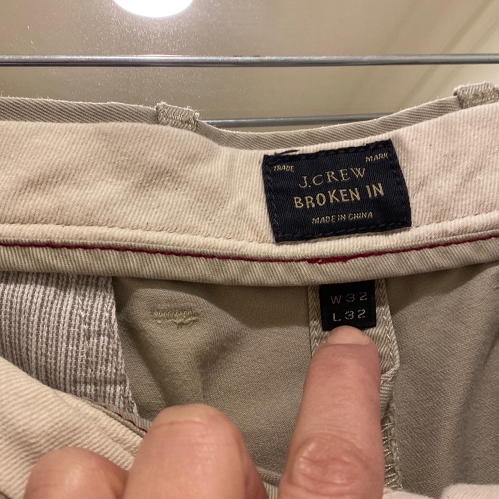 J Crew khaki pants 32x32